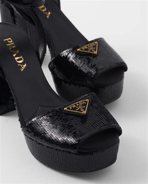 barneys prada platform sandals|Prada sandals.